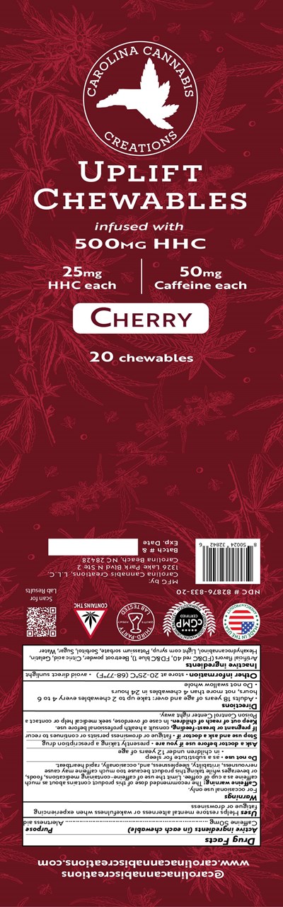 Bag Label (Hhc Chewable Cherry Pouch Gelatin)